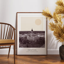 Denton Poster Print, Denton Travel Poster, Denton Minimalistic Wall Art, Denton, Texas, United States 1882438069