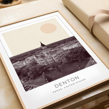 Denton Poster Print, Denton Travel Poster, Denton Minimalistic Wall Art, Denton, Texas, United States 1882438069