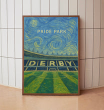 Derby Football Pride Park Illustration - Minimalist Art Print - FRAMED or UNFRAMED - Best Gifts for Football Fans - Fast UK Delivery