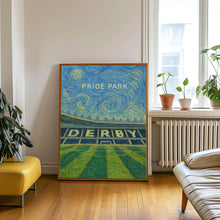 Derby Football Pride Park Illustration - Minimalist Art Print - FRAMED or UNFRAMED - Best Gifts for Football Fans - Fast UK Delivery