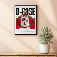 Derrick Rose #1 Poster D-Rose Basketball Wall Art