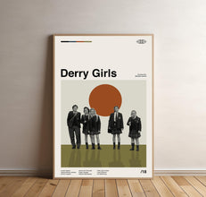 Derry Girls Tv Series Poster, Derry Girls Print, Movie Poster, Midcentury Art, Minimalist Art, Retro Poster, Vintage Poster, Home Decor 1800076944