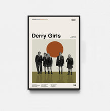 Derry Girls Tv Series Poster, Derry Girls Print, Movie Poster, Midcentury Art, Minimalist Art, Retro Poster, Vintage Poster, Home Decor 1800076944