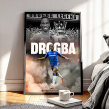 Didier Drogba Football Poster Chelsea Football Art Print 4397957254