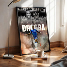 Didier Drogba Football Poster Chelsea Football Art Print 4397957254