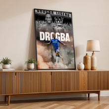 Didier Drogba Football Poster Chelsea Football Art Print 4397957254