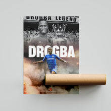 Didier Drogba Football Poster Chelsea Football Art Print 4397957254