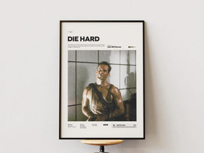 Die Hard Poster, Bruce Willis Poster, John McTiernan's Movie Die Hard Print Poster, John McClane Print Poster, Cinematic Wall Decor 4298120574