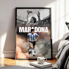 Diego Maradona Football Poster Argentina Football Art Print 4445364305
