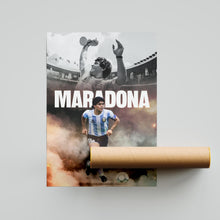 Diego Maradona Football Poster Argentina Football Art Print 4445364305 5904