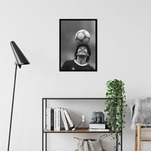 Diego Maradona Print, Football Motivational Poster, Fine Art Photography Wall Art, Sports Fan Gift, Soccer Black and White Print 4443771494