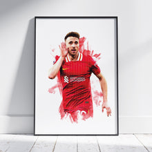 Diogo Jota - 202425 - Home Kit - Football Poster - Football Print 4332777943