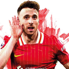 Diogo Jota - 202425 - Home Kit - Football Poster - Football Print 4332777943