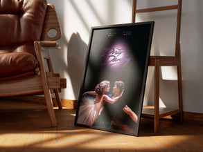 Dirty Dancing Poster, Romantic Dance Film, Retro Vintage Movie Print, Jennifer Grey,Patrick Swayze 1890222050