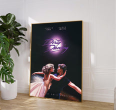 Dirty Dancing Poster, Romantic Dance Film, Retro Vintage Movie Print, Jennifer Grey,Patrick Swayze 1890222050