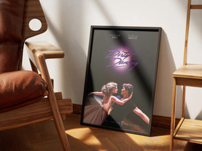 Dirty Dancing Poster, Romantic Dance Film, Retro Vintage Movie Print, Jennifer Grey,Patrick Swayze 1890222050