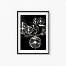 Disco Shining Ball 70s Print, Party Disco Globe Black and White Wall Art, Vintage Print, Photography Prints, Museum Quality Photo Print 1606606094