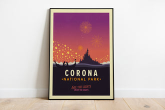 Disney Tangled Poster, Corona Travel Poster, Disney Rapunzel Wall Art, Tangled Art Print, Rapunzel Tangled Poster, Disney Rapunzel Poster 1590444817