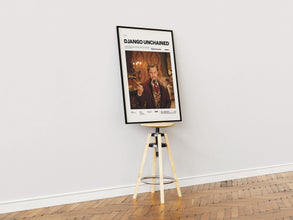 Django Unchained Poster, Leonardo DiCaprio and Christoph Waltz Film Poster, Quentin Tarantino Film Django Unchained Print, Movie Wall Art 4317356930