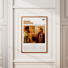 Django Unchained, Quentin Tarantino, Retro Movie Poster, Custom Movie Poster 4421170290