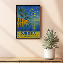 Djerba Travel Print Wall Art, Djerba - Tunisia City Print, Djerba Travel Gift, Djerba City Poster, Van Gogh style Travel Gift, Wall Art