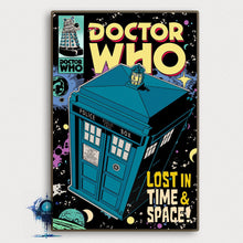 Doctor Who Canvas Print, Tardis Poster, Sci-Fi Wall Art 4355919714