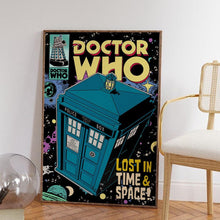 Doctor Who Canvas Print, Tardis Poster, Sci-Fi Wall Art 4355919714
