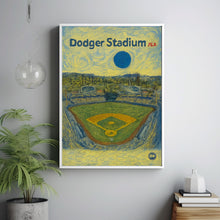 Dodger Stadium Poster, Dodgers Poster, Minimalist, Helvetica, Mid-Century Modern, Baseball Art, Baseball Stadium Poster, LA Dodgers stadium (2)