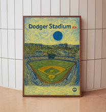 Dodger Stadium Poster, Dodgers Poster, Minimalist, Helvetica, Mid-Century Modern, Baseball Art, Baseball Stadium Poster, LA Dodgers stadium (2)