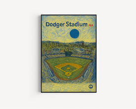 Dodger Stadium Poster, Dodgers Poster, Minimalist, Helvetica, Mid-Century Modern, Baseball Art, Baseball Stadium Poster, LA Dodgers stadium (2)