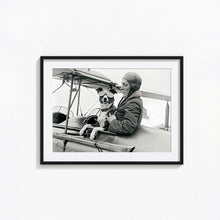 Dog Pilot Print, Funny Vintage Dog Poster, Black and White Wall Art, Vintage Print, Photography Prints, Museum Quality Photo Print, Aviator 1606604312