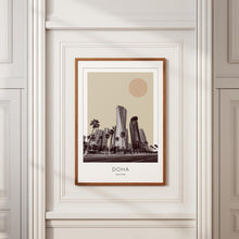 Doha Poster Print, Doha Travel Poster, Doha Minimalistic Wall Art, Doha, Qatar 1882436617