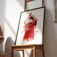 Dominik Szoboszlai - 202425 - Home Kit - Football Poster - Football Print 1825686888