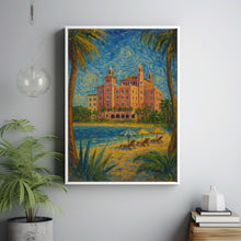 Don Cesar Hotel Print, St Petersburg Florida Travel Wall Art Poster Print, St. Pete_s Beach, Custom Travel Print