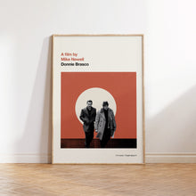 Donnie Brasco print - Movie poster, retro, mid century modern, vintage art print, minimalist 1184146567