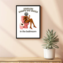 Don't Do Coke in the Bathroom Disco Print, Dopamine Decor  Wall Art, Bathroom Decor College r