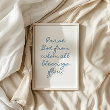 Doxology Christian Wall Art Minimalist Bible Verse Poster (Digital Download) 1760484098