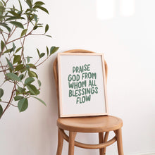 Doxology Print Sage Green Christian Wall Art (Digital Download) 4305543151 4077