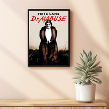 Dr. Mabuse, the Gambler 1922Poster Art Print Movie Posters Gift for Movie lovers