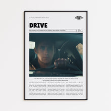 Drive, Nicolas Winding Refn, Retro Movie Poster, Custom Movie Poster 4421165927