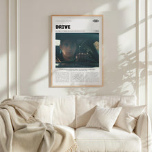 Drive, Nicolas Winding Refn, Retro Movie Poster, Custom Movie Poster 4421165927