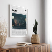 Drive, Nicolas Winding Refn, Retro Movie Poster, Custom Movie Poster 4421165927