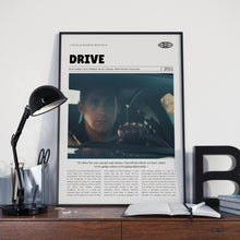 Drive, Nicolas Winding Refn, Retro Movie Poster, Custom Movie Poster 4421165927