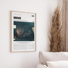 Drive, Nicolas Winding Refn, Retro Movie Poster, Custom Movie Poster 4421165927