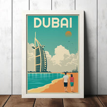 Dubai Points De Repere Travel Poster - Retro Decor Poster - Art Poster - Home Decor - Wall Art 1610507697