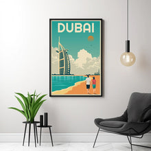 Dubai Points De Repere Travel Poster - Retro Decor Poster - Art Poster - Home Decor - Wall Art 1610507697