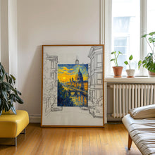 Dublin Watercolor Painting, Ireland Wall Art, Dublin Poster, Travel Print, Wedding Gift, Birthday Present, C30-94