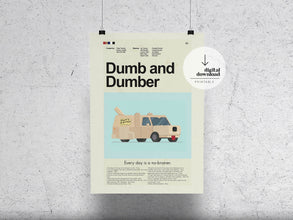 Dumb and Dumber  Minimalist Movie Poster 1455268959