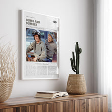 Dumb and Dumber, Peter Farrelly, Retro Movie Poster, Custom Movie Poster 4421168142