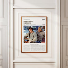 Dumb and Dumber, Peter Farrelly, Retro Movie Poster, Custom Movie Poster 4421168142